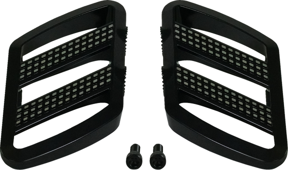 Show Chrome Combat Boards - Driver - Black W/ Contrast Cut - Ryker '19-'24 41-426