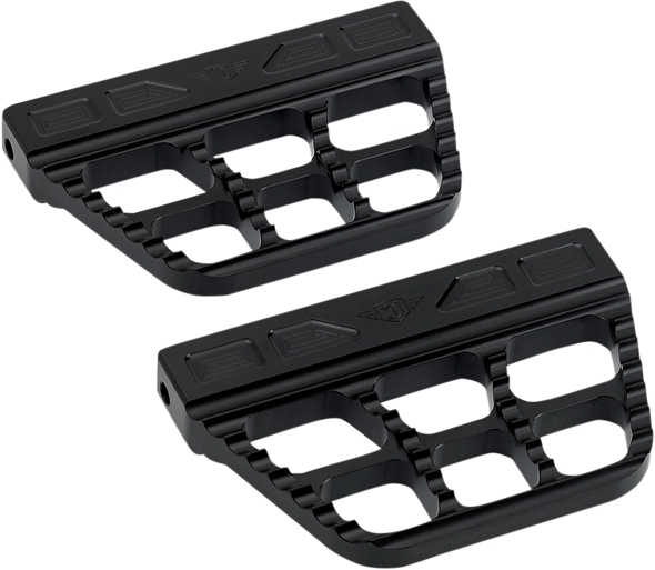 Joker Machine Serrated Passenger Floorboard - Black 08-645-1B