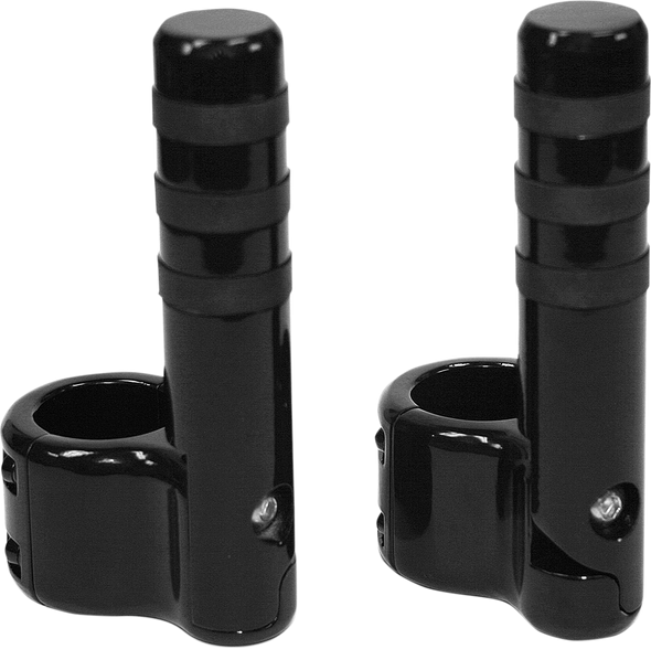 Lindby Clamp-On 3-Band Footpeg - Black Bl715