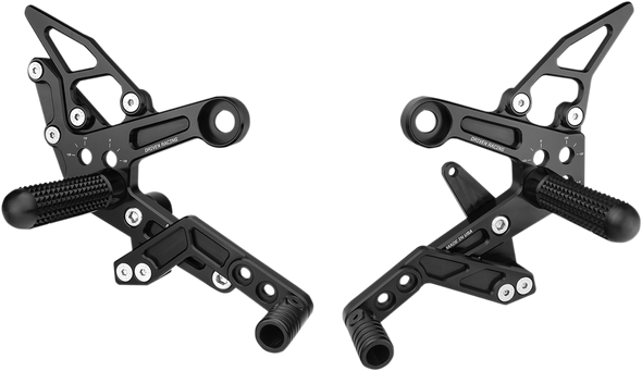 Driven Racing Tt Rearset - Honda Drp-702-Bk