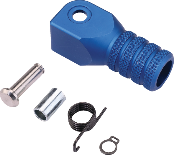 Knurled Shift Lever Tip - 0 Mm - Blue 81-0000-02-20