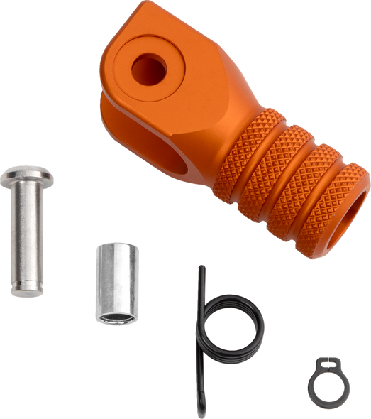 Knurled Shift Lever Tip - 0 Mm - Orange 81-0000-02-40