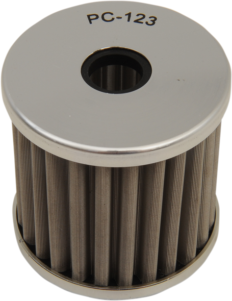 Pc Racing Flo Stainless Steel Oil Filter - Kawasaki Pc123