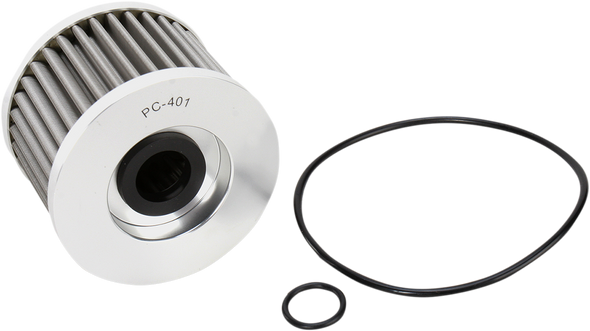 Pc Racing Flo Stainless Steel Oil Filter - Honda Pc401