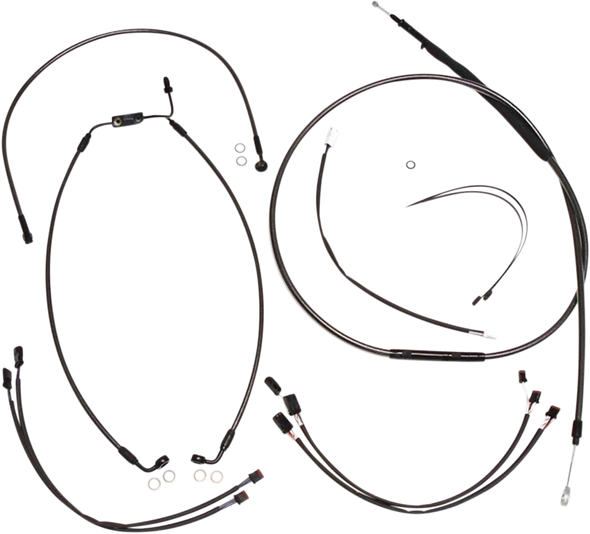 Magnum Shielding Black Pearl Designer Handlebar Installation Kit 487901
