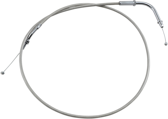 Motion Pro Armor Coat Stainless Steel Throttle/Idle Cable For Cruisers - Pull - Yamaha 65-0263