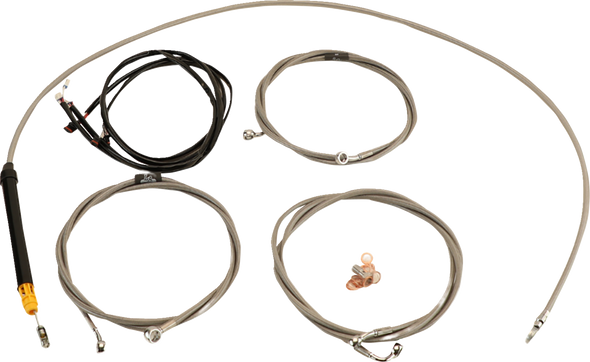 Cable Kit - 15" - 17" Handlebars - Stainless La-8059Kt3-16