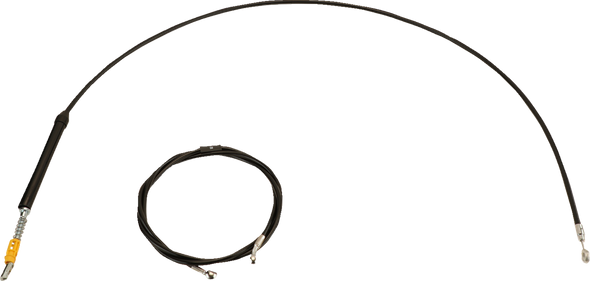 Handlebar Cable/Brake Line Kit - 15" - 17" Ape Hanger Handlebars - Black Vinyl La-8063Kt-16B