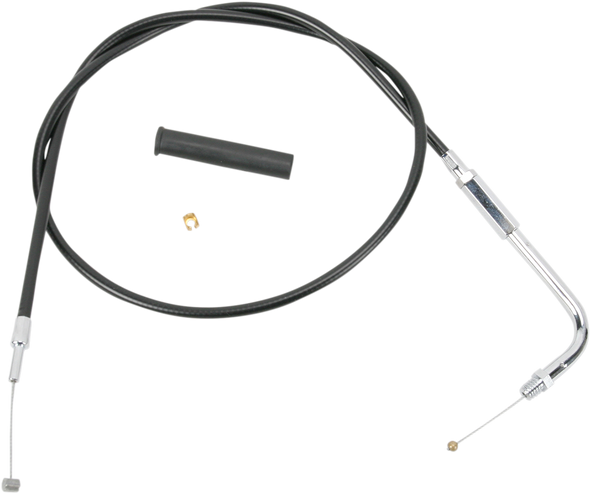 Drag Specialties Black Vinyl Throttle Cable - 33-3/4"