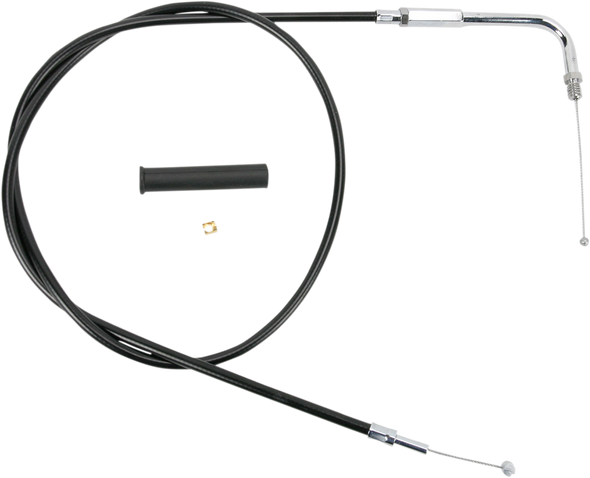Drag Specialties Black Vinyl Throttle Cable - 48"