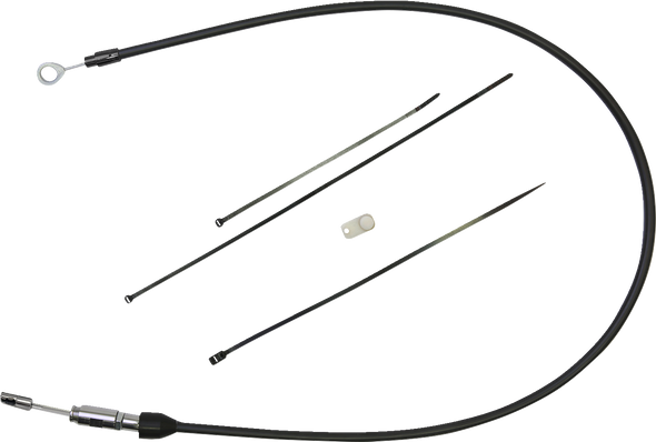 Drag Specialties Quick Connect Clutch Cable - Upper - 36" - Black/Black