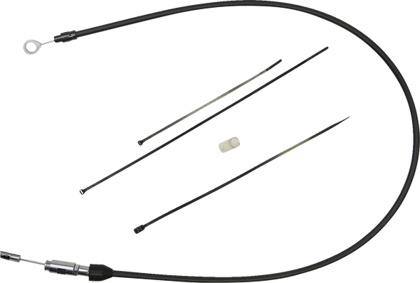 Drag Specialties Quick Connect Clutch Cable - Upper - 50" - Black/Black
