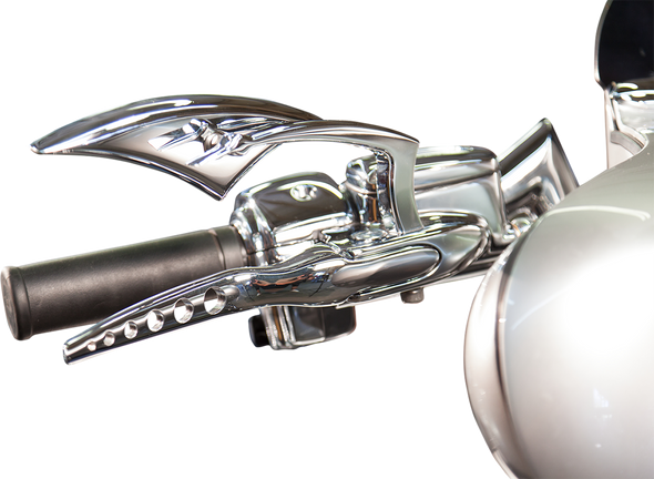 Paul Yaffe Bagger Nation Levers - Racing - Chrome Pyo:Rl-08-13-C