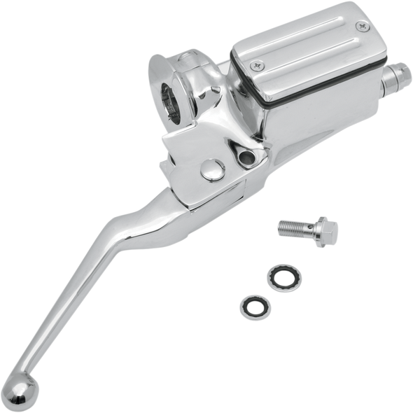 Drag Specialties Brake Master Cylinder - 3/4" - Dual Disc - Chrome
