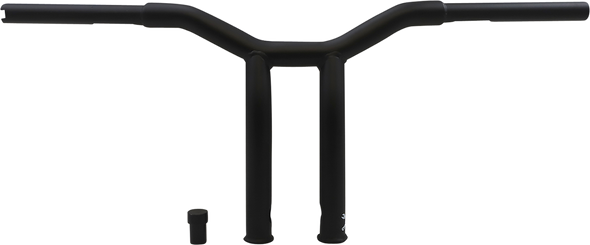 Burly Brand Handlebar - Dominator - Raked - 10" - Matte Black B12-6051Sb