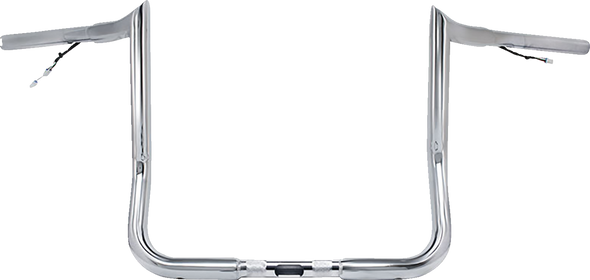 Handlebar - Monkey Bar - Pre-Wired - 10" - Chrome Pyo:Mbbpw-10 C