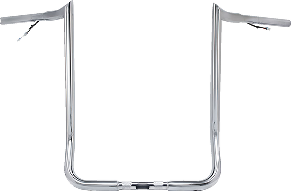 Handlebar - Monkey Bar - Pre-Wired - 16" - Chrome Pyo:Mbbpw-16 C