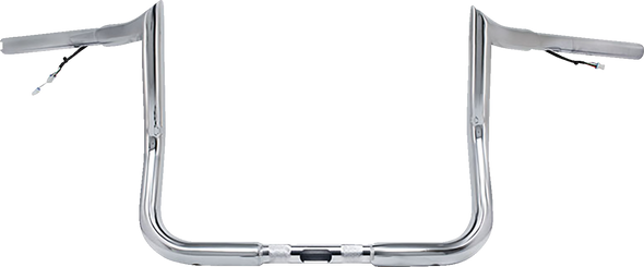 Handlebar - Monkey Bar - Pre-Wired - 8" - Chrome Pyo:Mbbpw-8 C