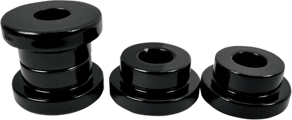 La Choppers Riser Bushings - Solid - Black La-7400-50B