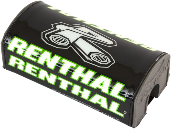 Renthal Handlebar Pad - Fatbar - Team Issue - Black/Green/White P318 Renthal Handlebar Pad - Fatbar - Team Issue - Black/Green/White P318