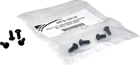 Drag Specialties Switch Housing Screws - Black