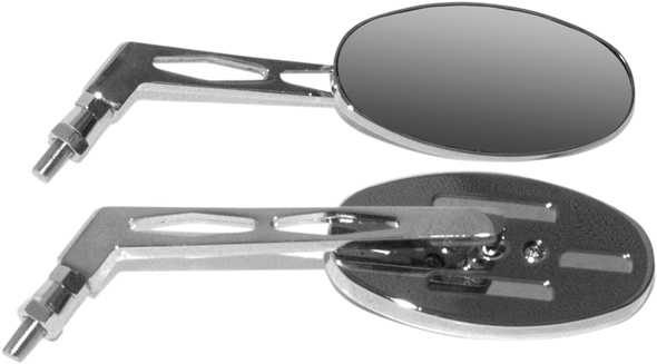 Oval Mirror - Billet - Long Stem 20-26307 Oval Mirror - Billet - Long Stem 20-26307