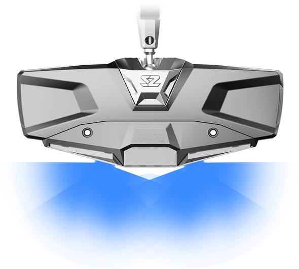 Seizmik Mirror - Halo R - Rear View W/Led Cabin Light - Rectangle - Silver W/Silver Bezel - Can Am Defender 56-18023 Seizmik Mirror - Halo R - Rear View W/Led Cabin Light - Rectangle - Silver W/Silver Bezel - Can Am Defender 56-18023
