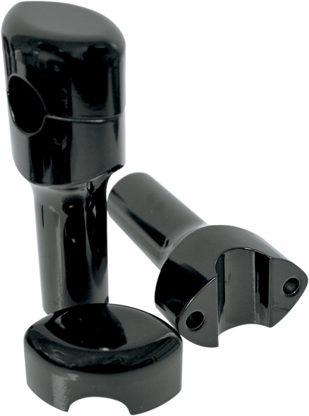 La Choppers Risers - Hefty Smooth - 4" - Black La-7406-04B