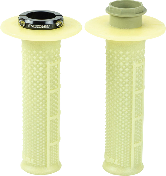 Renthal Mx R-Works Lock-On Grips - Aramid - Taper Half Waffle G240