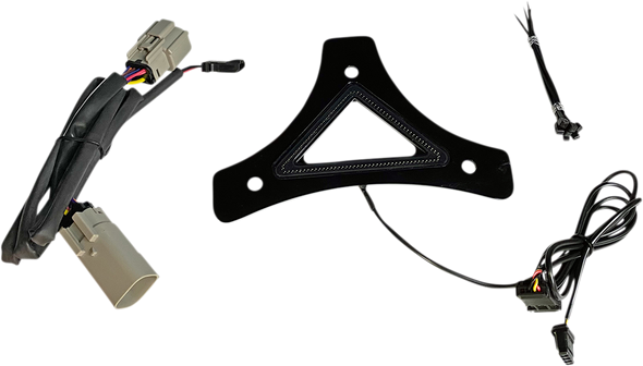 Custom Dynamics Led Backrest Light - Run/Brake - Black Cd-Br-Tke-B