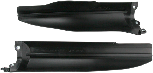 Acerbis Fork Covers - Lower - Black 2115000001