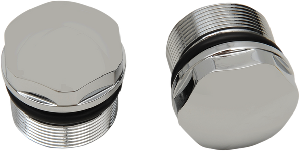 Drag Specialties Fork Tube Cap - Chrome - 39 Mm