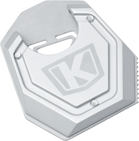 Kuryakyn Kickstand Pad - Silver - Bmw 3839