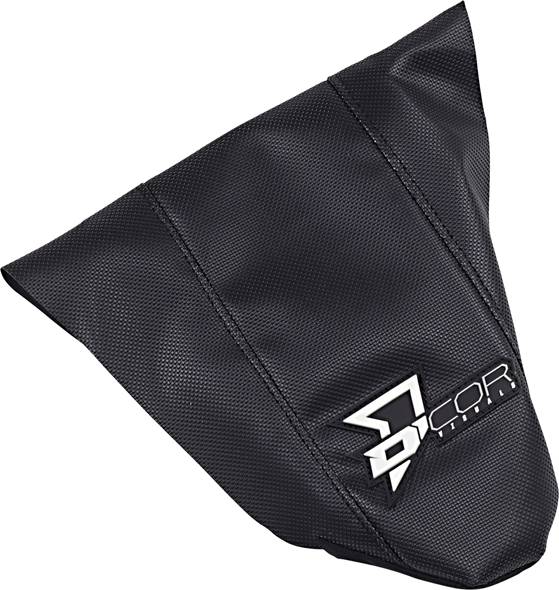 D'Cor Visuals Seat Cover - Black - Gripper - Sx '13-'17 30-30-101
