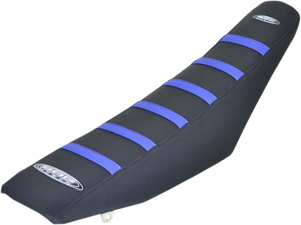 Sdg 6-Ribbed Seat Cover - Blue Ribs/Black Top/Black Sides 95910Bk