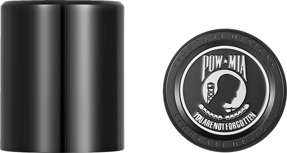 Figurati Designs Docking Hardware Covers - Pow Mia - Short - Black Fd50-Dc-2530-Bk