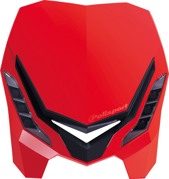 Polisport E-Blaze Led Headlight - Red/Black 8670800004 Polisport E-Blaze Led Headlight - Red/Black 8670800004