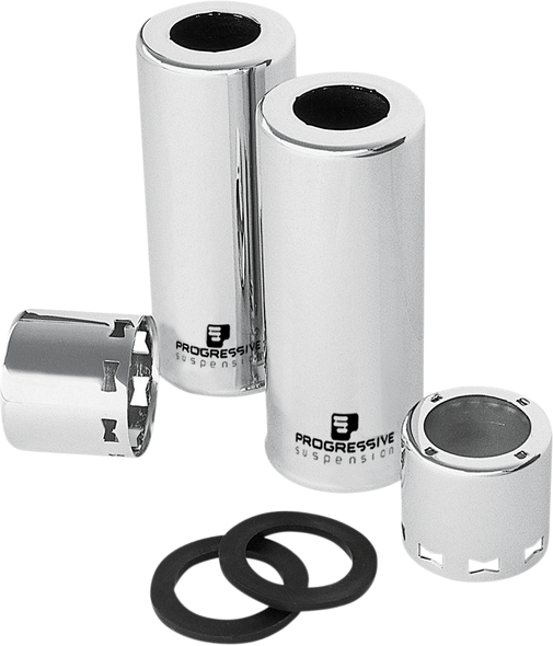 Progressive Suspension Shock Cover Kit - Chrome 30-5027C