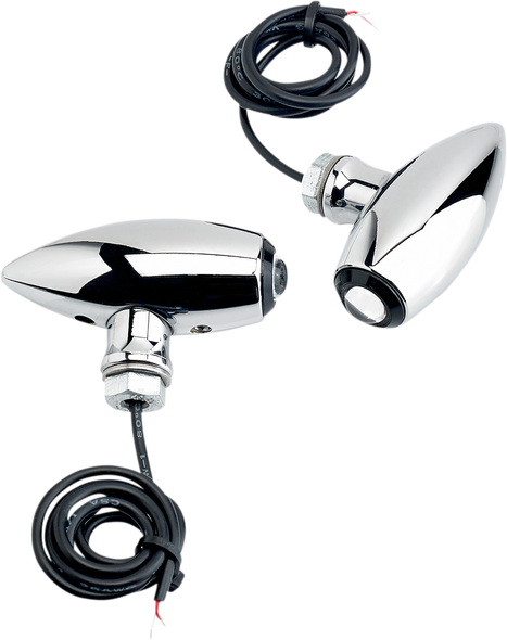 Joker Machine Center-Mount Astro Led Lights - Chrome/Red 05-52Rc