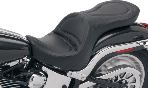 Saddlemen Seat - Explorer - Without Backrest - Stitched - Black - Fxstd 8250Js