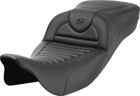Roadsofa Extended Reach Seat - Without Backrest - Tuck-N-Roll - Carbon Fiber - Fl '08-'23 808-07B-20500