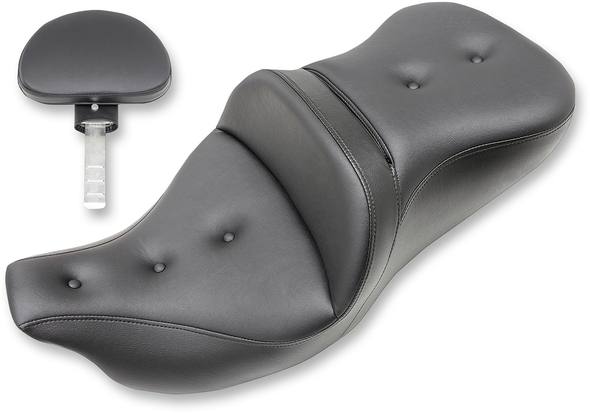 Saddlemen Extended Reach Roadsofa Seat - Pillow Top - Backrest - '08-'23 Fl 808-07B-183Br