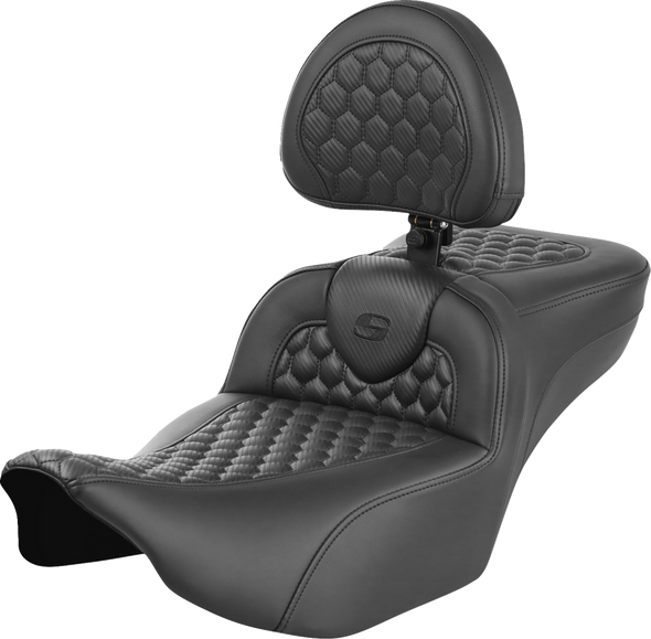 Roadsofa Extended Reach Seat - With Backrest - Honeycomb - Fltr/Flhx '23-'24 823-07-190B0
