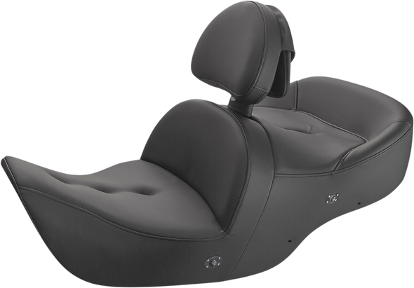 Saddlemen Seat - Roadsofa - With Backrest - Pillow Top - Black - Heated H01-07-181Brhct