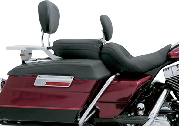 Mustang Lowdown Seat With Driver Backrest - Plain - Flhr '97-'07 79672