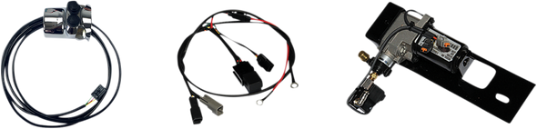 Legend Suspension Air-A Fl Adjustable Air Suspension - Chrome Handlebar Control - Fltrx/U 13110158