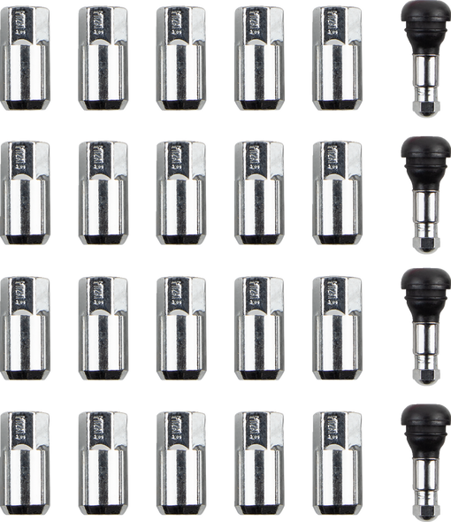 Moose Utility Lug Nut - 12 Mm X 1.50 - Chrome - Tapered - 20 Pack Sp300Mo207-20