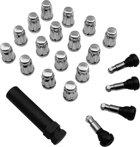 Moose Utility Lug Nut - Splined - 3/8" - Chrome - 16 Pack Spmo3803L4 Moose Utility Lug Nut - Splined - 3/8" - Chrome - 16 Pack Spmo3803L4