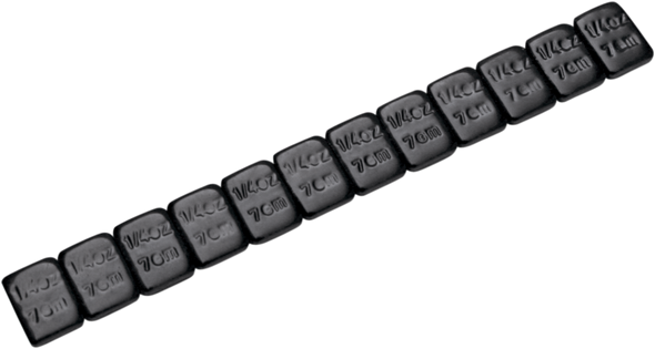 Motion Pro Wheel Weights - Adhesive Stick-On - Black - 1/4 Oz - 360 Pack 08-0453