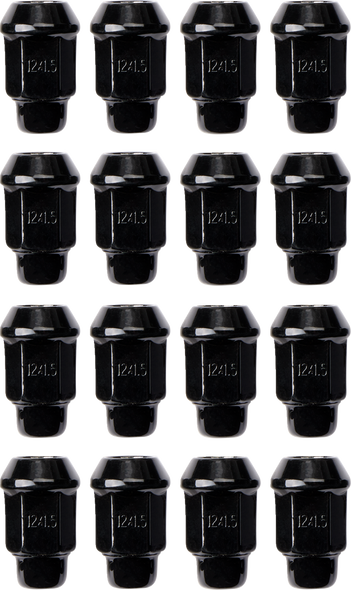 Itp Lug Nut - 60 Tapered - Black - 12 Mm X 1.5" Blug18Bx